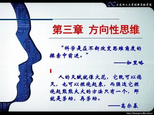 方向性思维-PPT精品文档