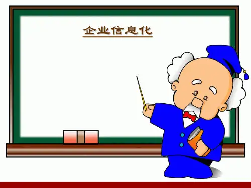 企业信息化概述ppt课件