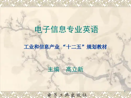 《电子信息专业英语》电子教案ppt课件