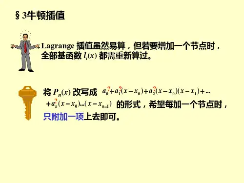 牛顿均差差值