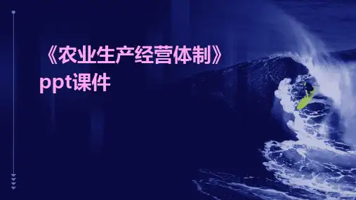 《农业生产经营体制》课件