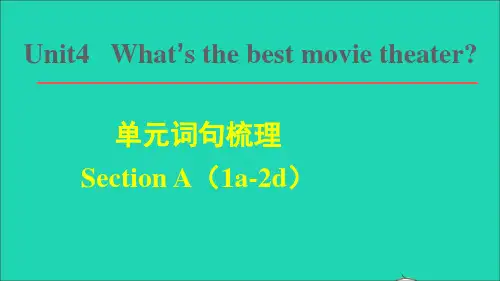 unit4what'sthebestmovietheater词句梳理sectiona(1a_2d)课