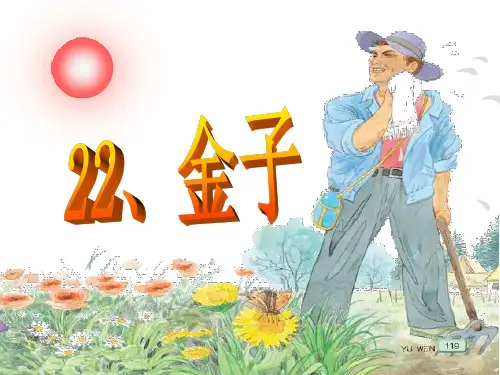 苏教版语文三年级上册22、《金子》一二课时完整版ppt [自动保存的]