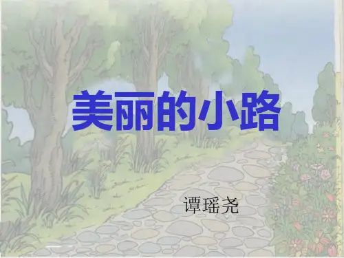 《美丽的小路》课件