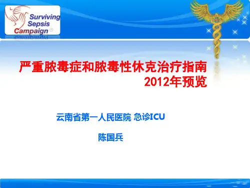 2019脓毒症指南预览-文档资料