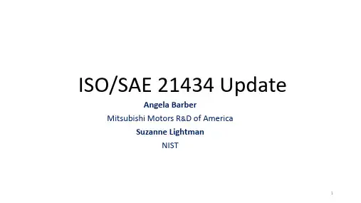 ISO SAE 21434 Update