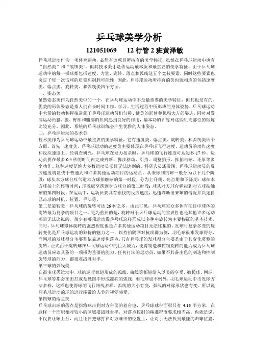 体育美学