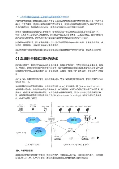C-V2X车路协同的价值：从智能网联到自动驾驶