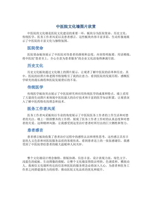 中医院文化墙图片欣赏