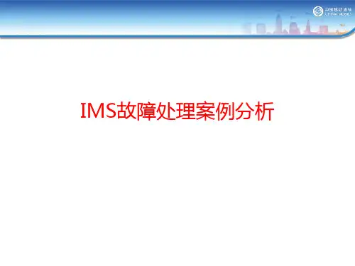 IMS故障处理案例分析