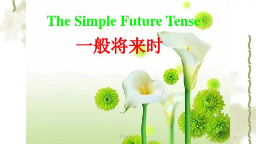 一般将来时will的用法课件