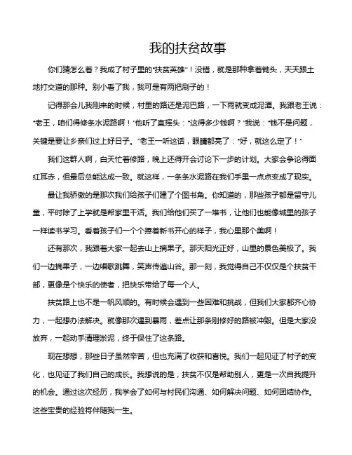 我的扶贫故事