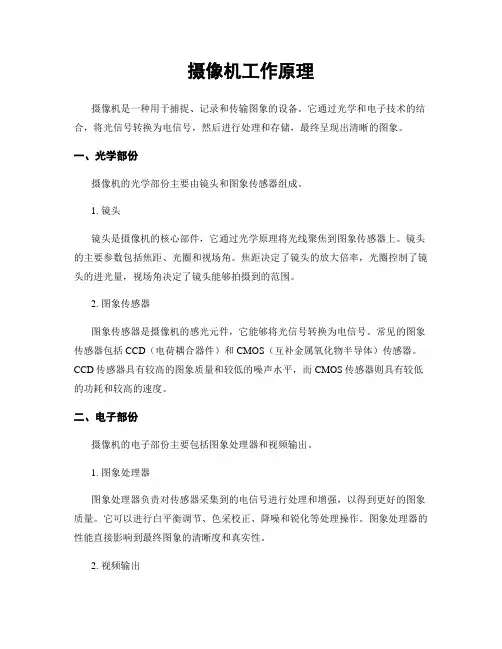 摄像机工作原理