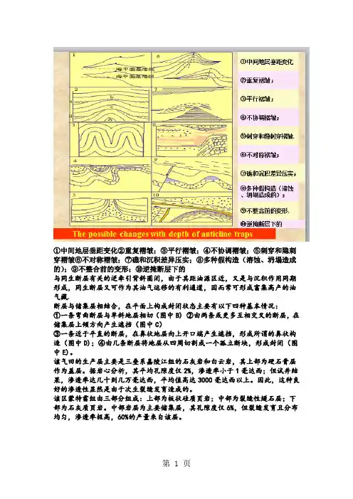 圈闭和油气藏精品文档14页
