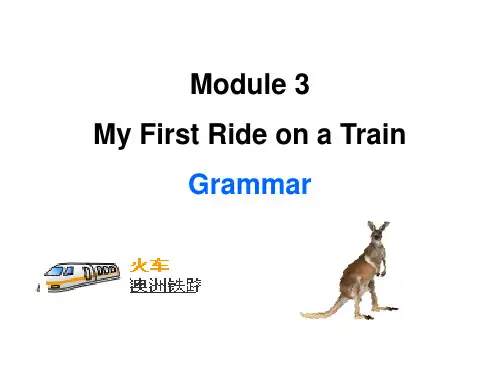 外研版必修一Module3grammar
