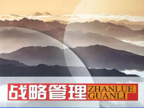 战略管理课件第二章企业外部环境分析