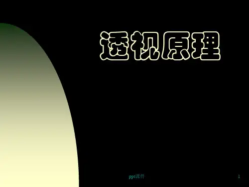 透视原理  ppt课件