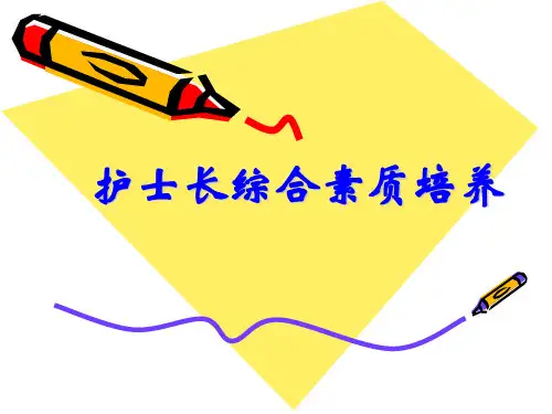 护士长综合素质培养-新