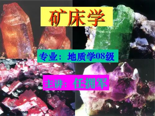 矿床学1-绪论ppt课件