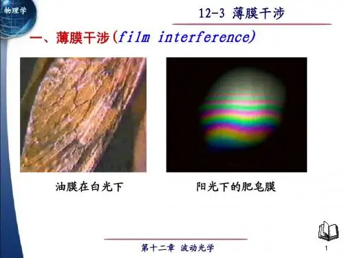 12-3 薄膜干涉