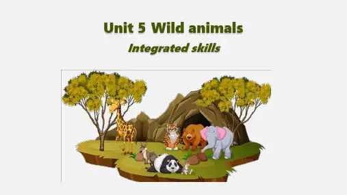 牛津译林版八年级英语上册Unit 5 Integrated skills 课件
