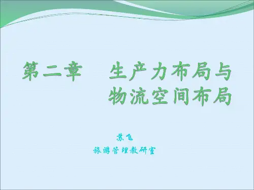 生产力布局与物流空间布局