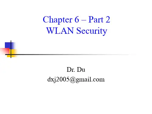 Chap6_2_WLAN_2 Wireless Networks and Security 无线网络与安全 教学课件