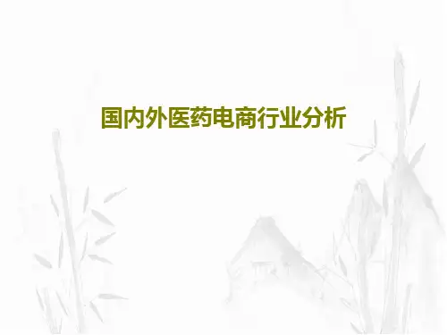 国内外医药电商行业分析45页PPT