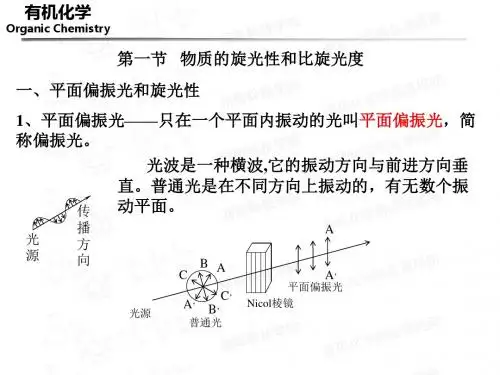 有机化学 旋光异构 中国农业出版社