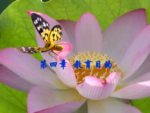 第四章  教育目的