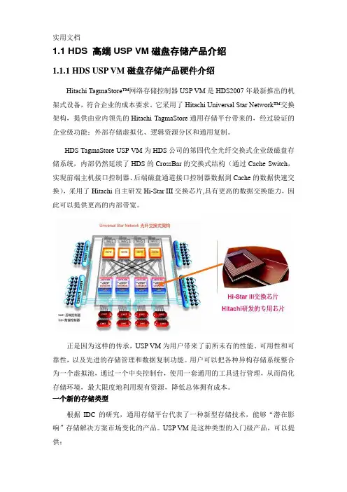 HDS-高端USP-VM磁盘存储产品介绍
