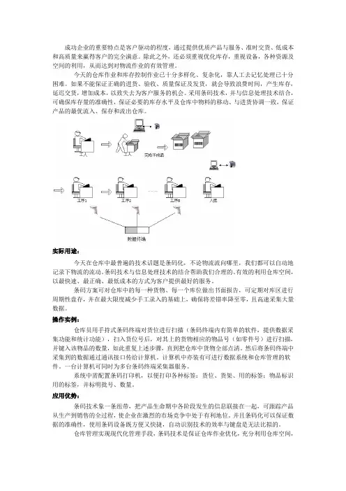 制造业条码仓库管理方案