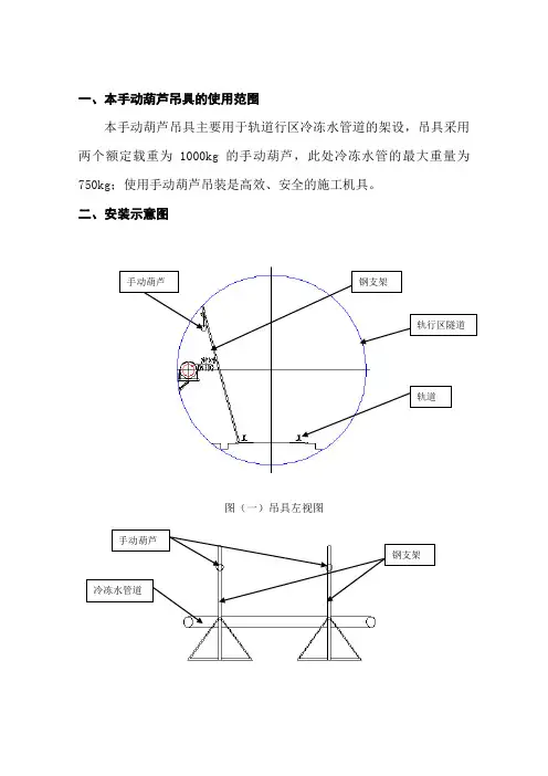 手动葫芦吊装施工方案1