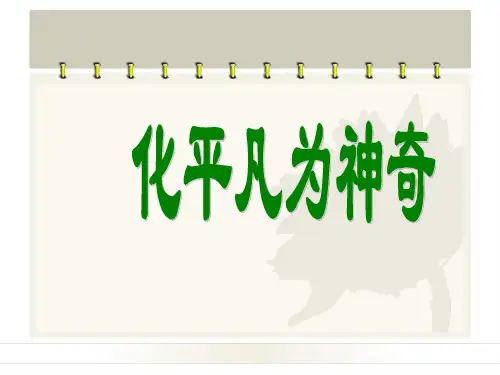 美术《化平凡为神奇》课件