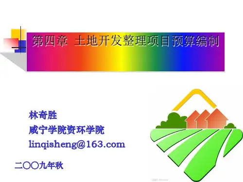 土地开发整理项目预算编制(ppt 41页)[001]