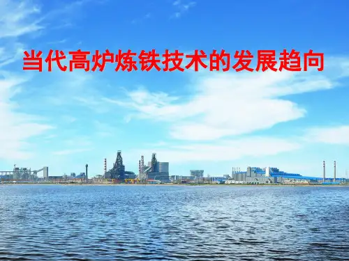 当代高炉炼铁技术的发展趋向讲诉