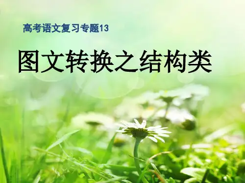高考语文复习专题图文转换之结构类