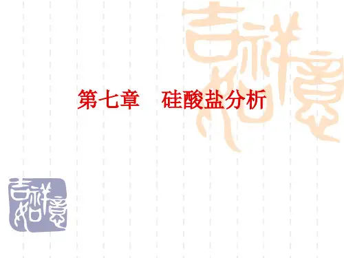 硅酸盐分析