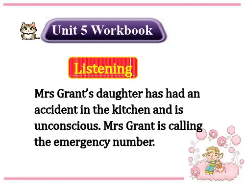 高中英语必修5：Unit5 Workbook