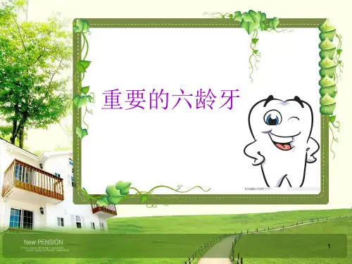 重要的六龄牙(课堂PPT)