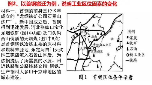 工业区位和区位因素的变化(以首钢为例)