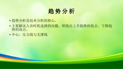 趋势分析(PPT 79页)