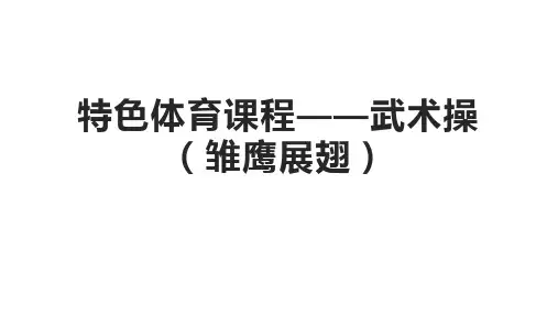 课后服务之体育课程 21武术操(雏鹰展翅)
