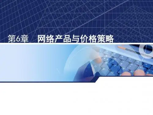 网络产品与价格策略 .ppt
