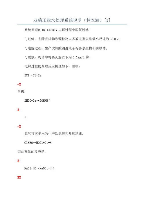 双瑞压载水处理系统说明(林双海)[1]