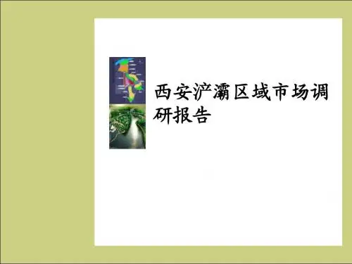 西安浐灞区域市场调研报告
