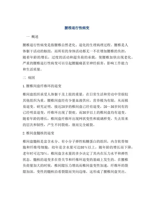 腰椎退行性病变