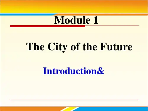 外研 高中英语必修4Module 1Reading and vocabulary(共23张PPT)