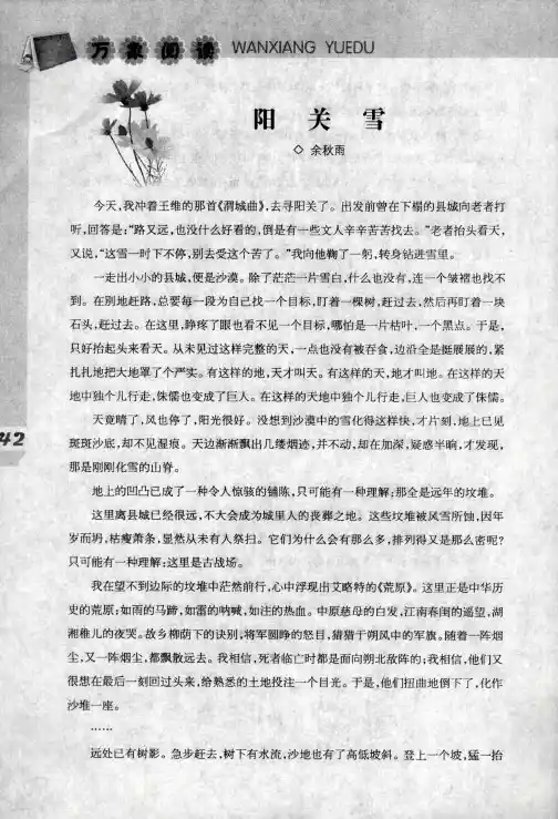 阳关雪