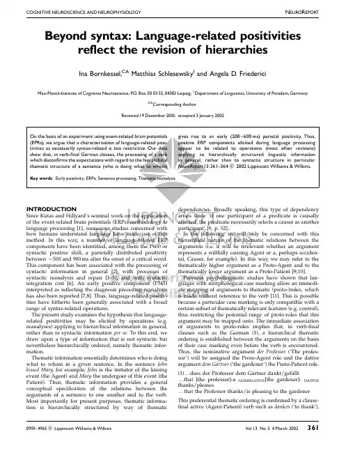 2002_neuroreport_beyond syntax P600